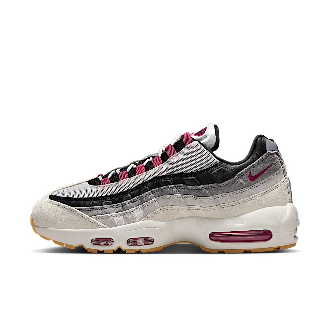 Nike Air Max 95 SB Cactus Flower, Summit White/Photon Dust/Cool Grey/Cactus Flower/Gum Yellow (HF7545-100)