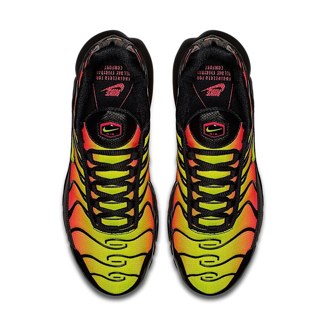 Nike Air Max Plus Black Volt Solar Red, Black/Volt-Solar Red (AQ9979-001)