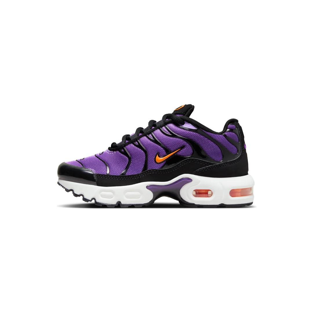 Nike Air Max Plus OG Voltage Purple (2024) (PS), Black/Voltage Purple/Purple Agate/Total Orange (CD0610-024)