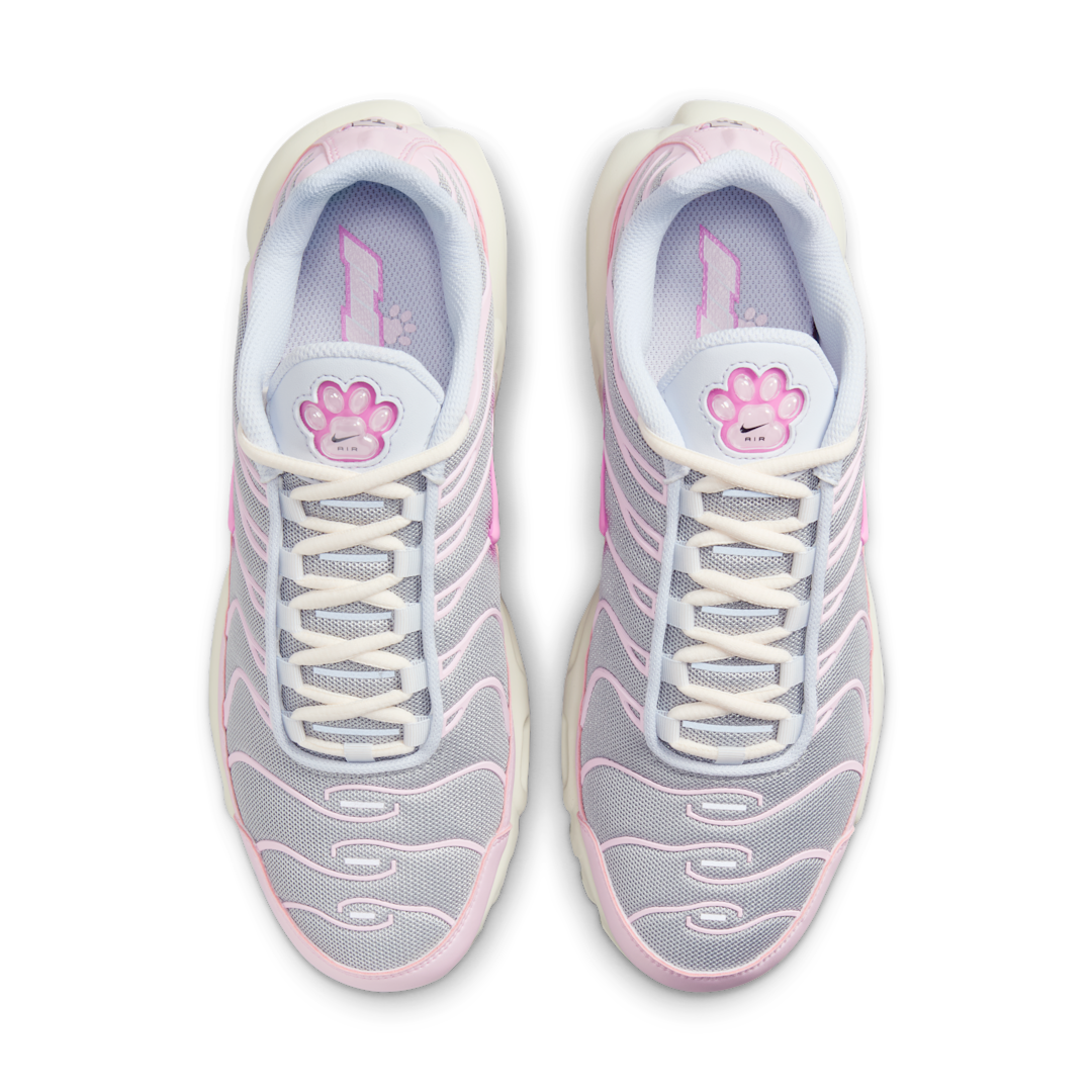 Nike Air Max Plus Paw Print Pink Foam, Football Grey/White/Pink Foam/Playful Pink (HM3692-061)