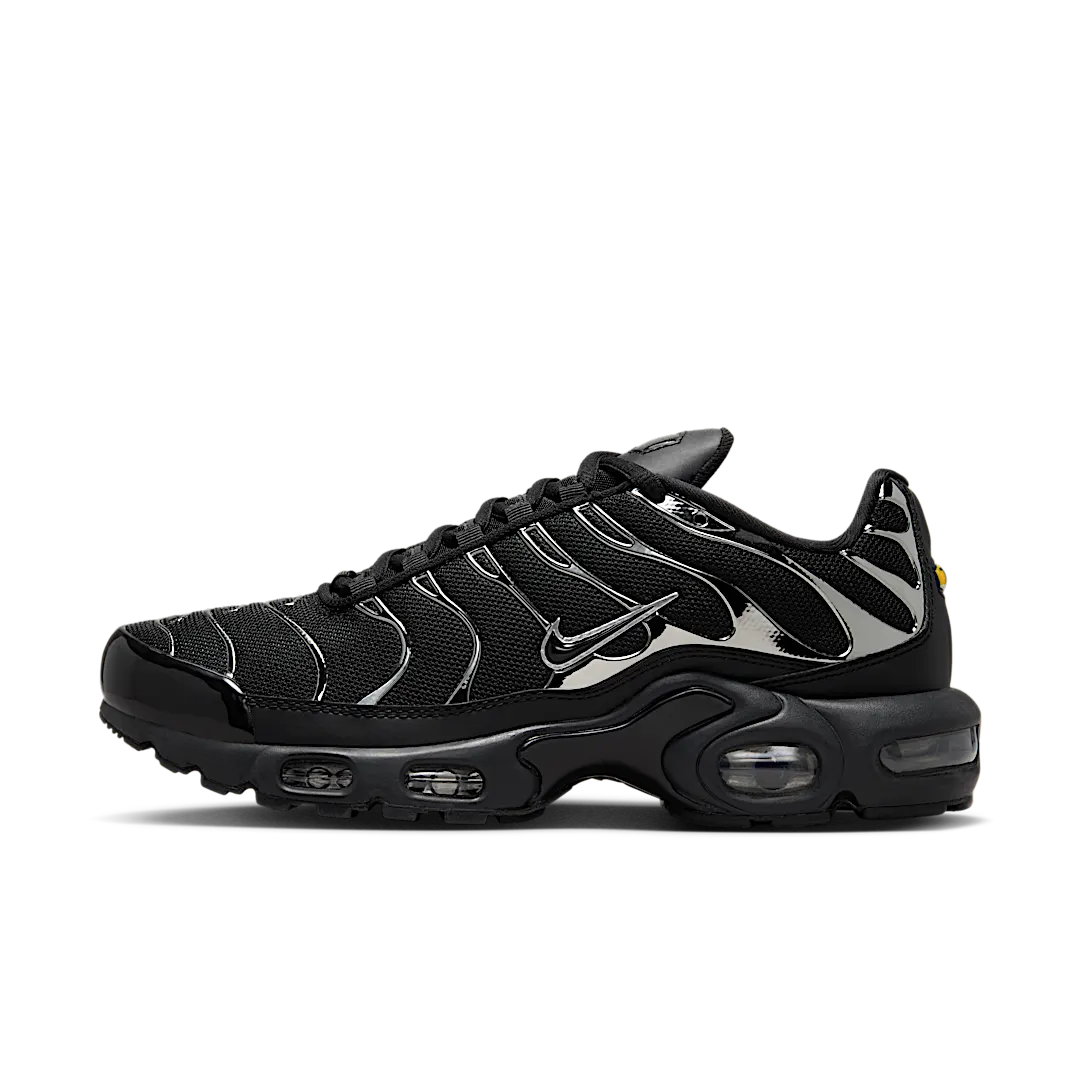 Nike Air Max Plus SE Black Chrome, Black/Metallic Silver/Laser Crimson/Off Noir (HJ9743-001)
