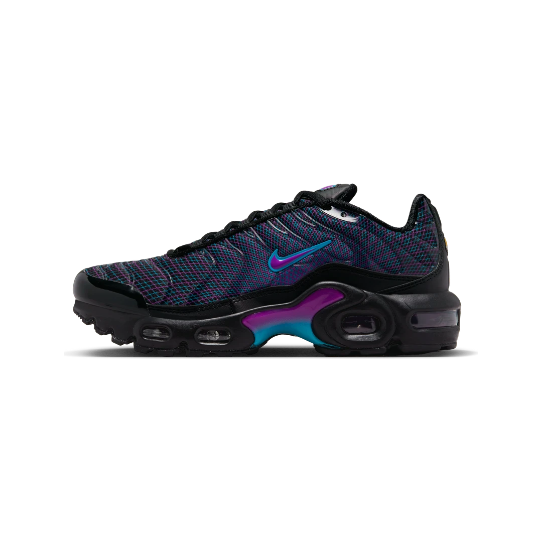 Nike Air Max Plus Spirograph, Black/Baltic Blue/Vivid Purple (FB8027-001)