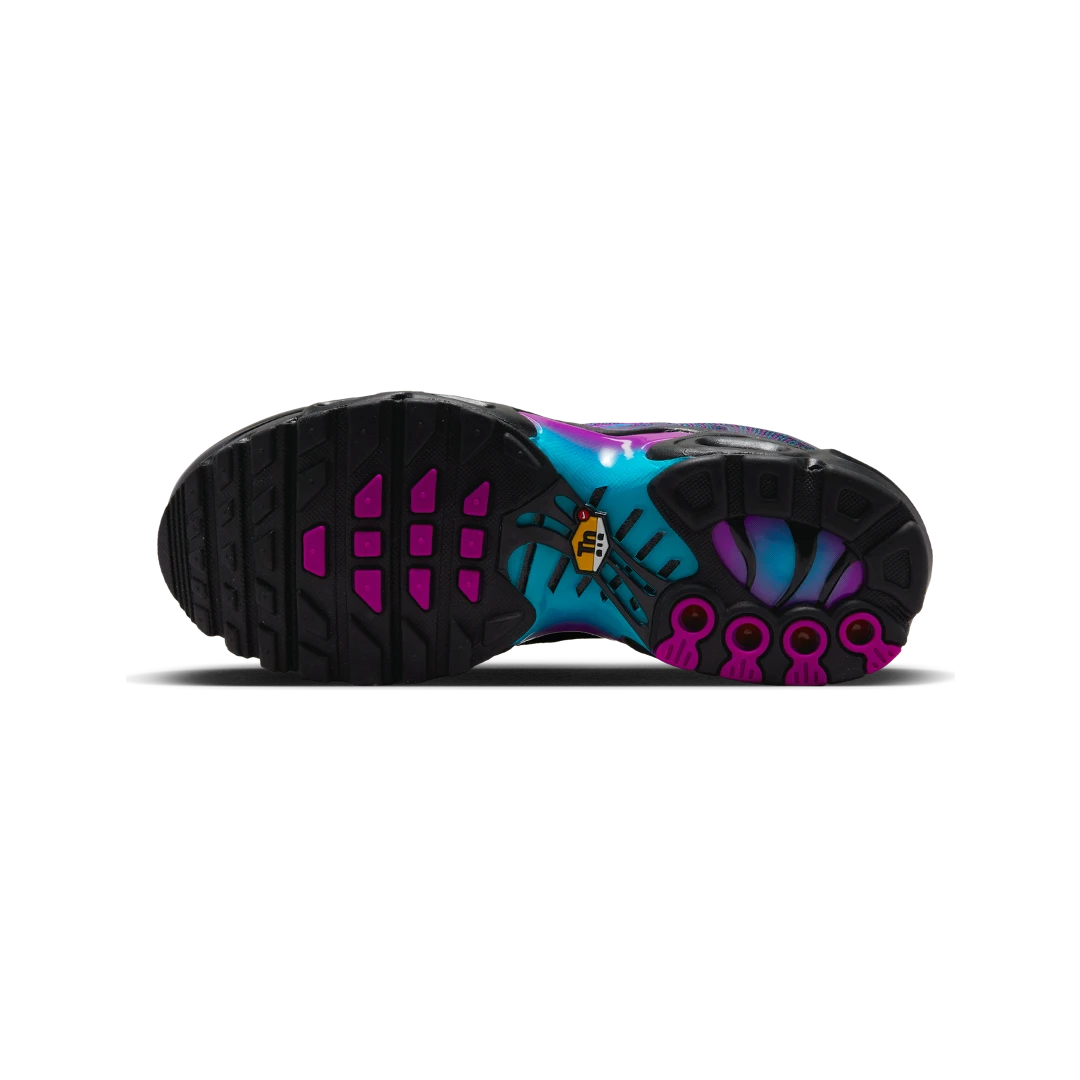 Nike Air Max Plus Spirograph, Black/Baltic Blue/Vivid Purple (FB8027-001)