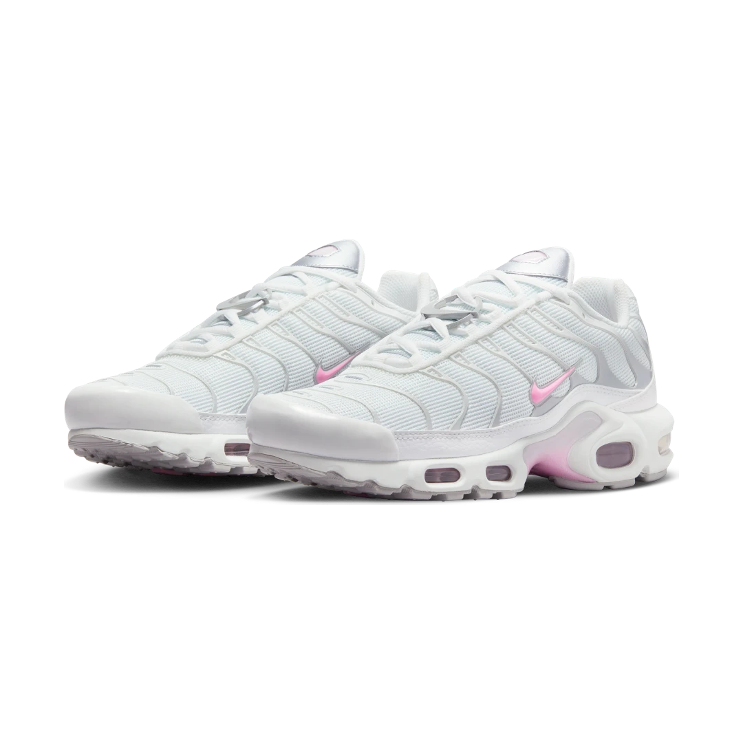 Nike Air Max Plus Summit White Pink Rise, Summit White/Grey Fog/Metallic Silver/Pink Rise (HF0107-100)