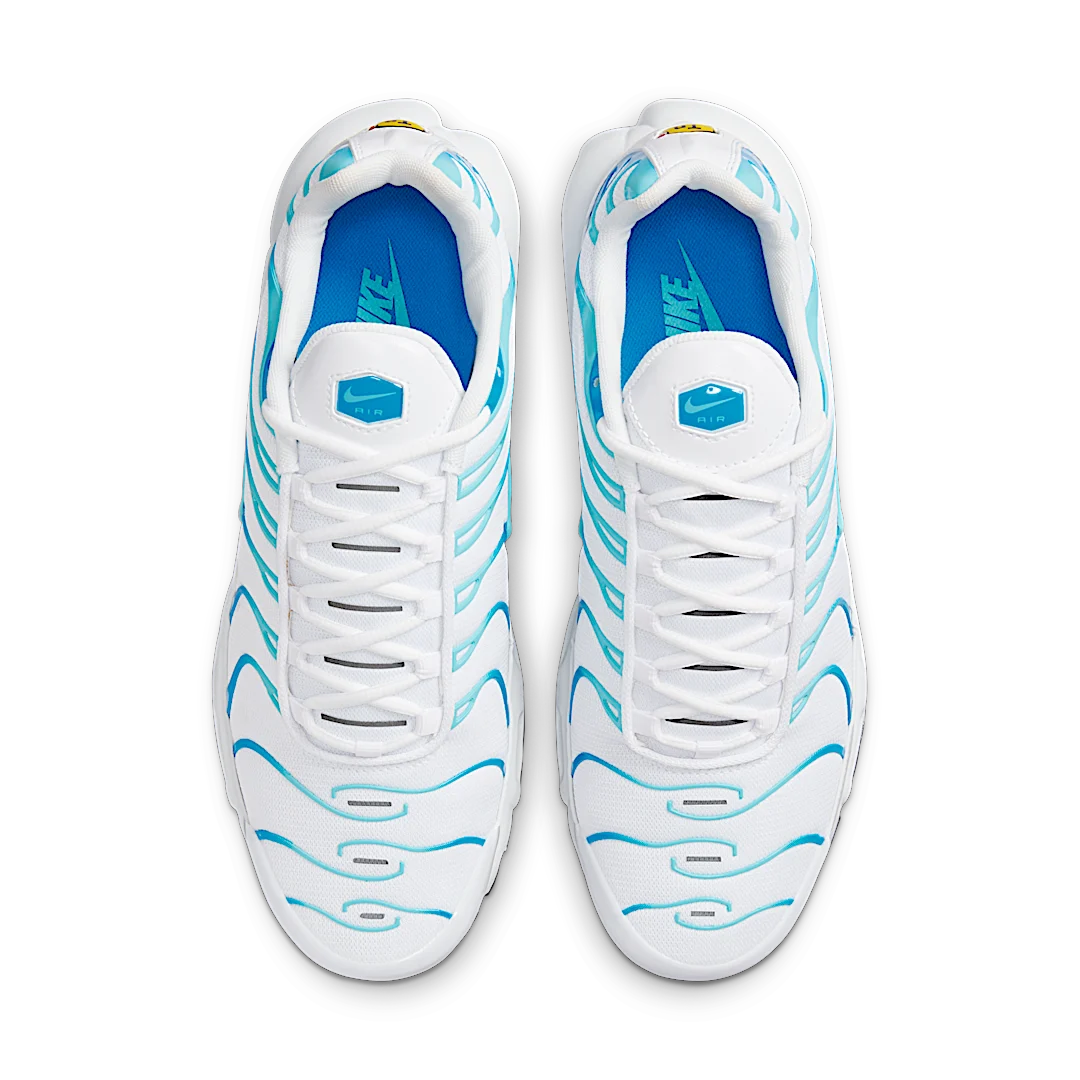 Nike Air Max Plus White Polarised Blue, White/Reflect Silver/Black/Polarised Blue (604133-135)