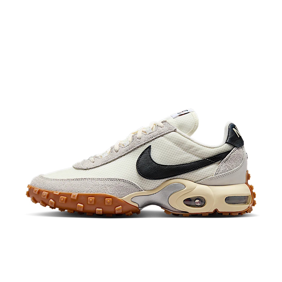 Nike Air Max Waffle Racer SP Sail Black Gum, Sail/Black/Gum Medium Brown (IB3656-100)