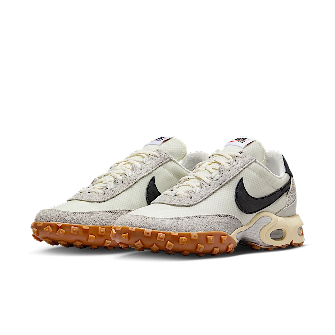 Nike Air Max Waffle Racer SP Sail Black Gum, Sail/Black/Gum Medium Brown (IB3656-100)