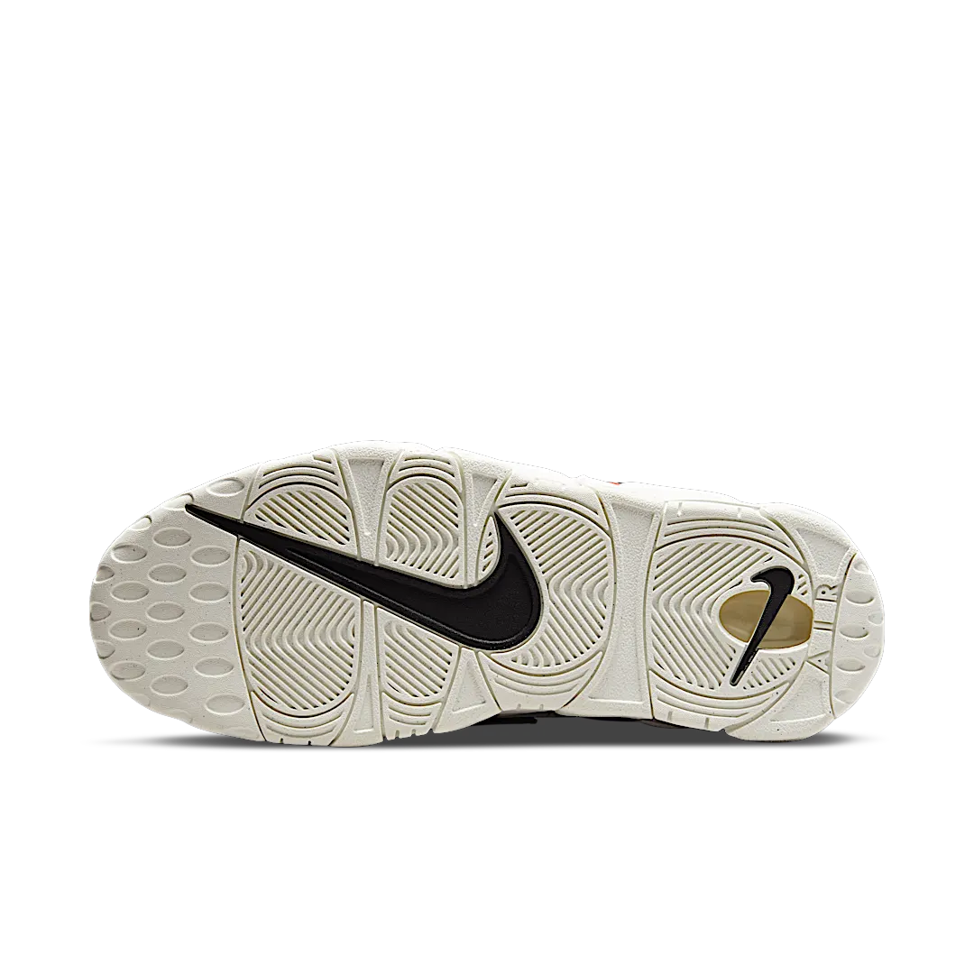 Nike Air More Uptempo 96 Trading Cards Primary Colors, Sail/Black/Sail-Team Orange (DM1297-100)