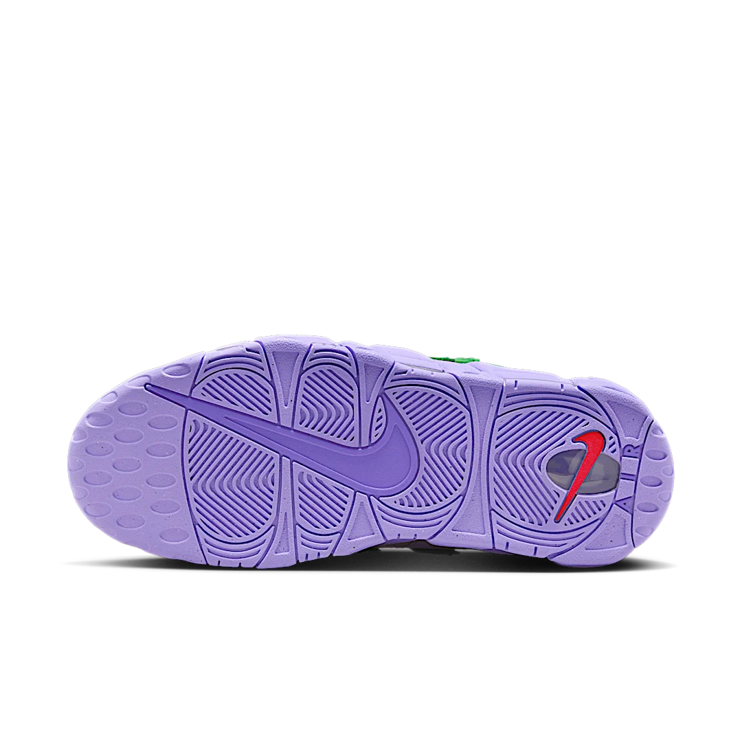 Nike Air More Uptempo Low AMBUSH Lilac, Lilac/Apple Green/University Red (FB1299-500)