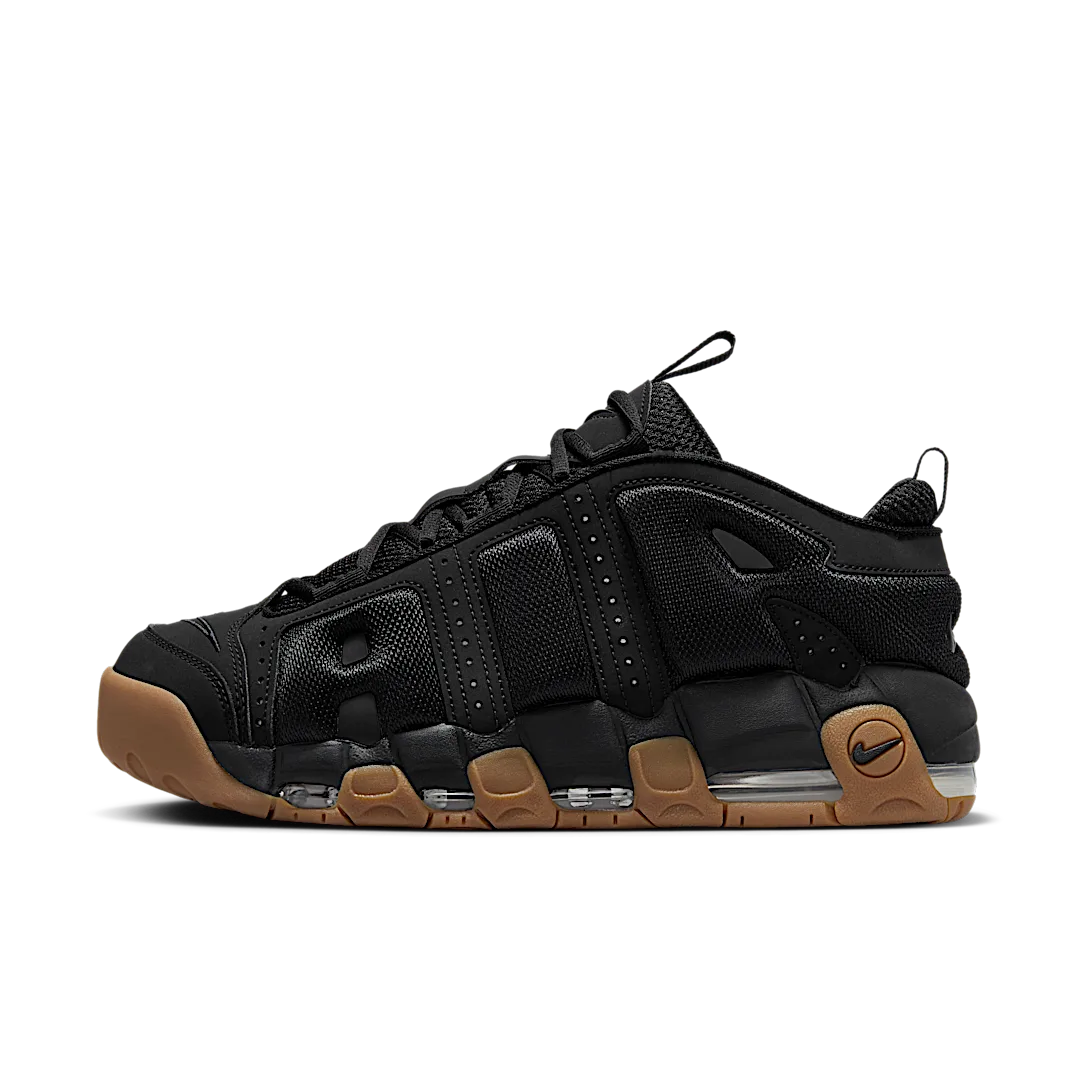 Nike Air More Uptempo Low Black Gum, Black/Gum (FZ3055-003)
