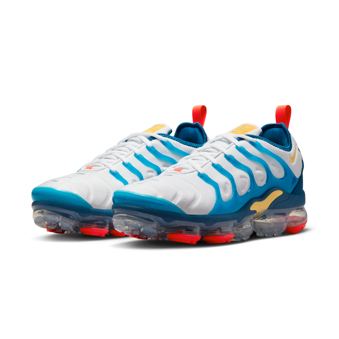 Nike Air VaporMax Plus White Citron Pulse Industrial Blue