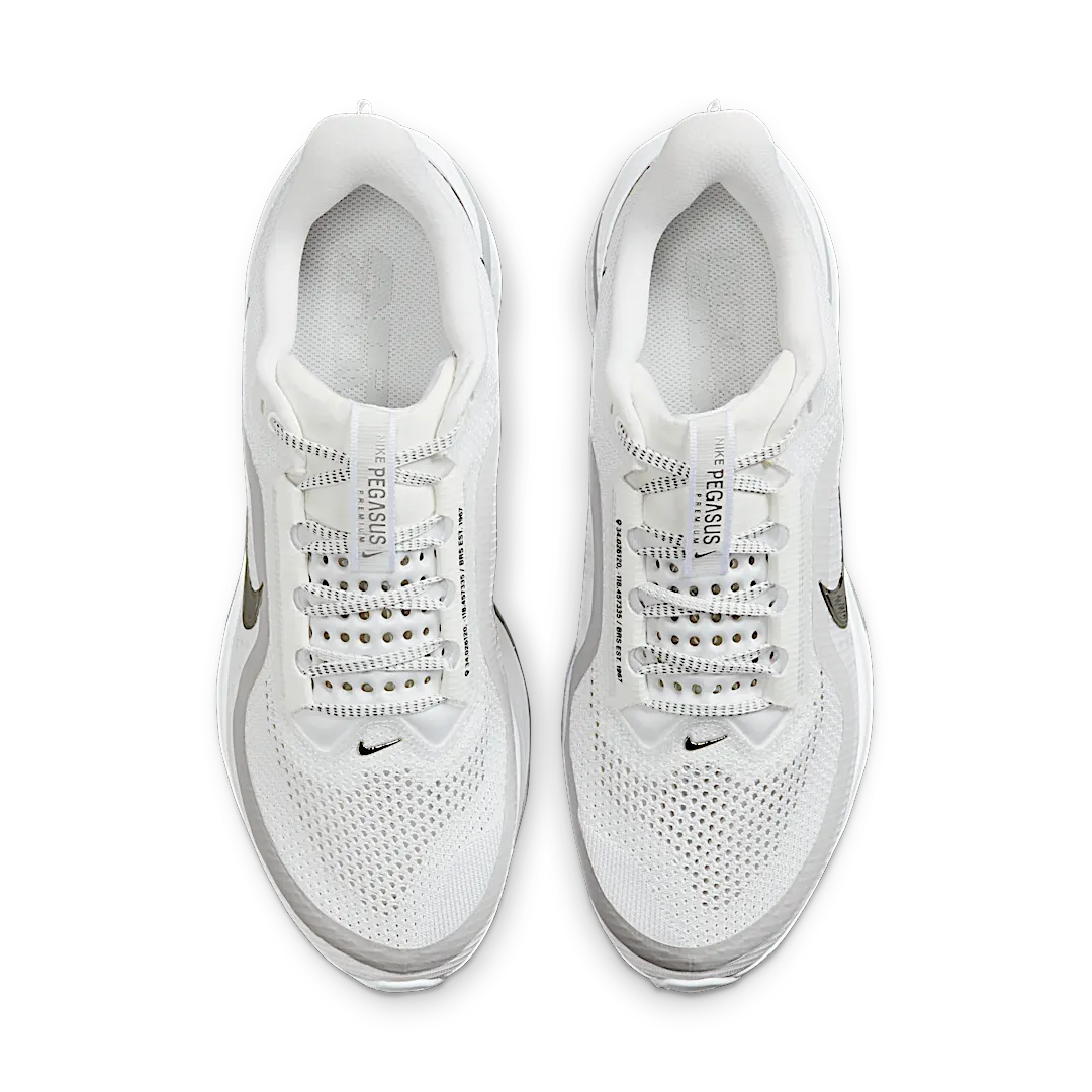 Nike Air Zoom Pegasus Premium White Metallic Silver, White/Metallic Silver/Metallic Silver (HQ2592-102)