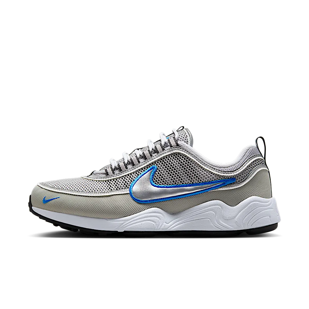 Nike Air Zoom Spiridon SP Metallic Silver Blue, Metallic Silver/Metallic Silver/White/Signal Blue/Black (HF9117-003)
