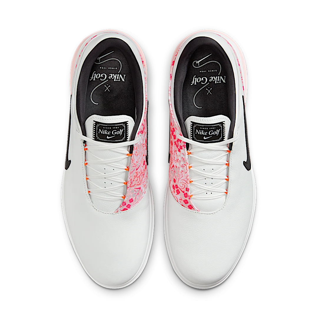 Nike Air Zoom Victory Tour 4 The Masters Augusta Azaleas, Summit White/Pink Bloom/Bright Crimson/Black (HM6543-100)