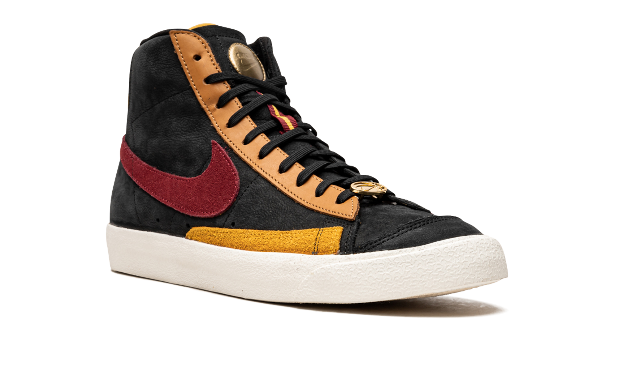 Nike Blazer Mid 77 Black Team Red University Gold