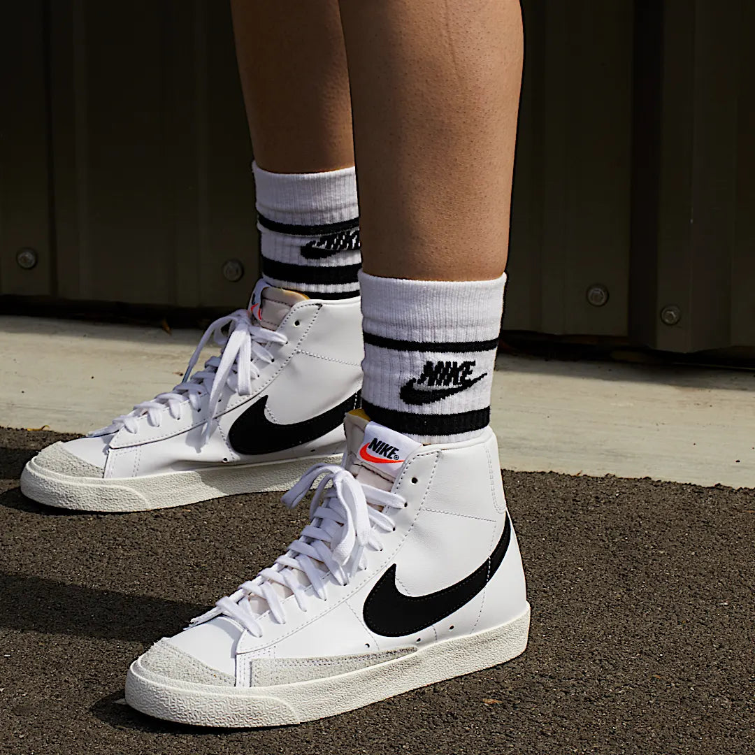 Nike Blazer Mid 77 White Black, White/Sail-Black (CZ1055-100 / DA4086-100)
