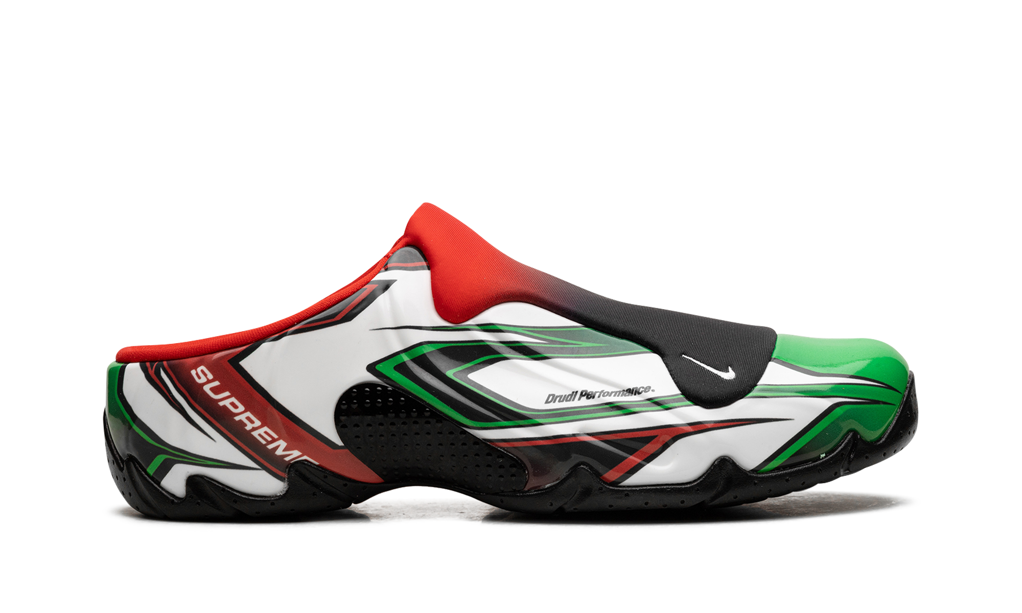 Nike Clogposite Supreme White Gym Red Green