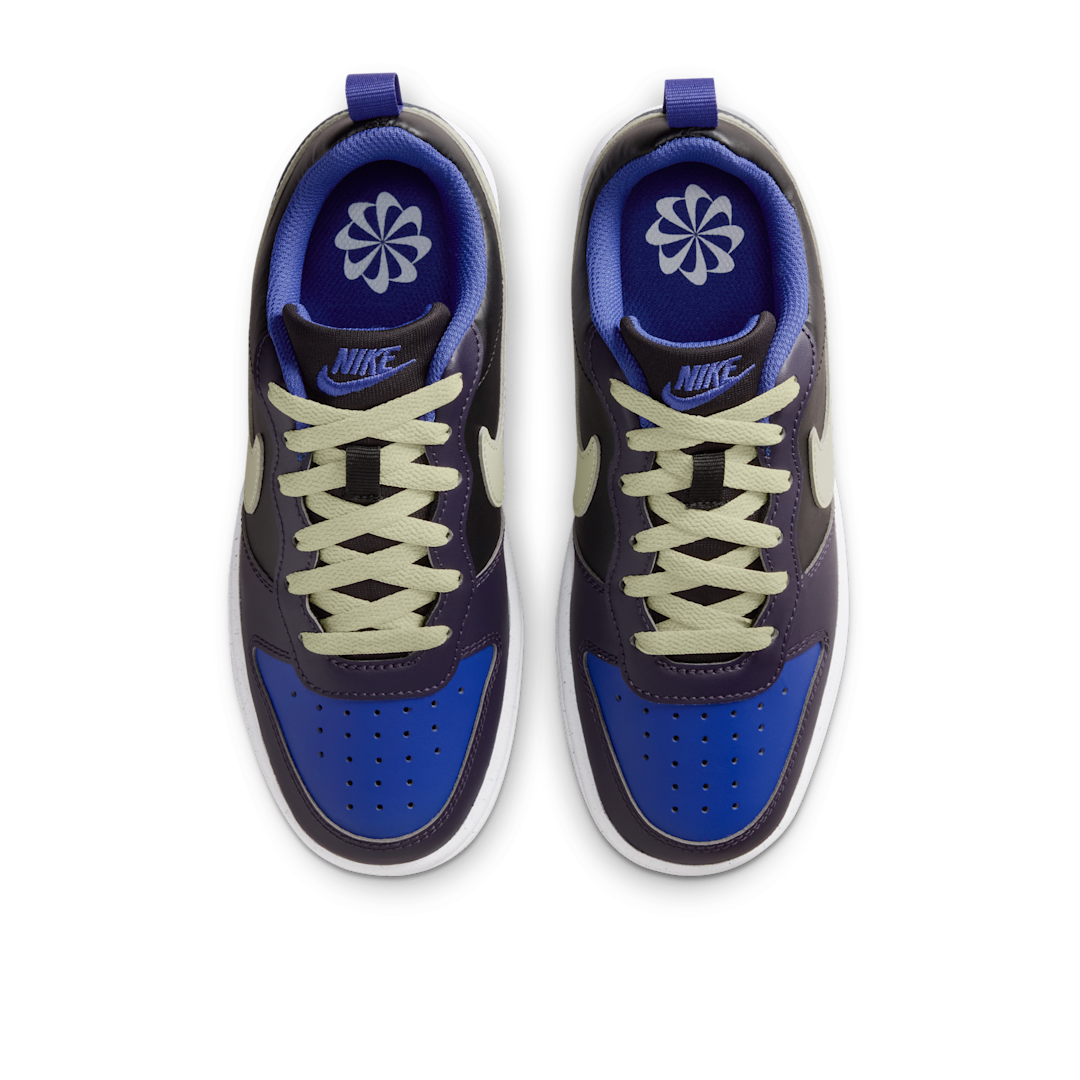 Nike Court Borough Low Recraft Black Cave Purple Olive Aura, Black/Cave Purple/Deep Night/Olive Aura (DV5456-011)