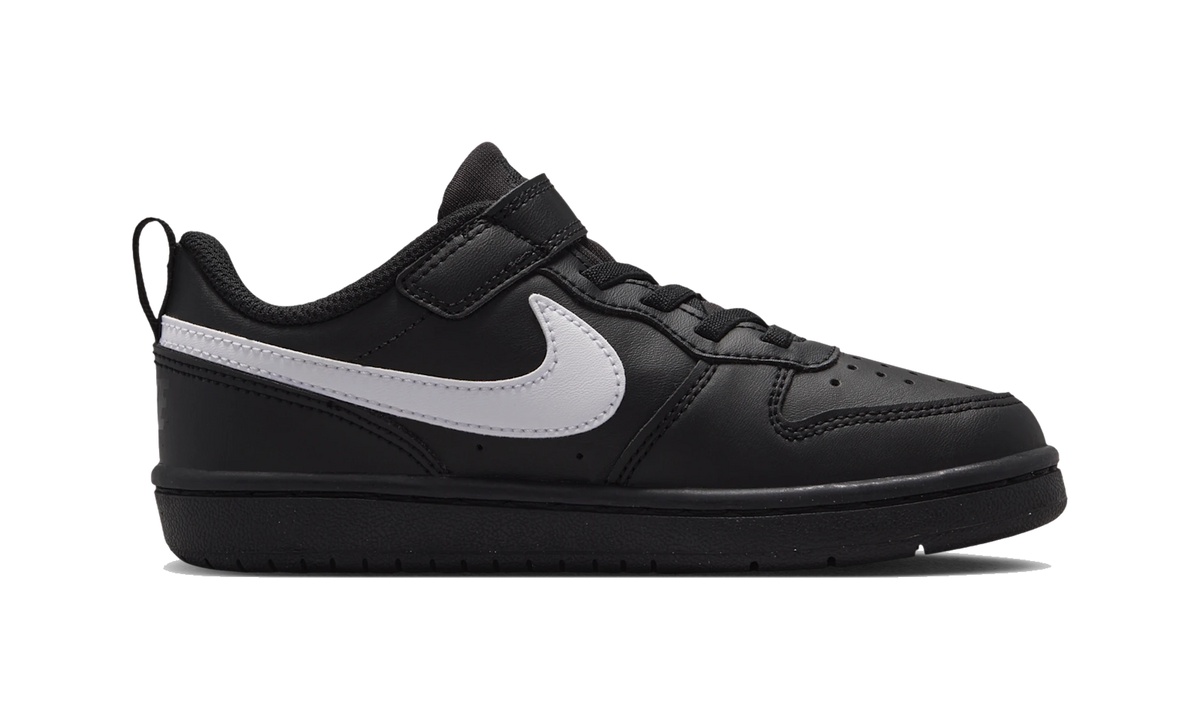 Nike Court Borough Low Recraft Black White Black (PS)