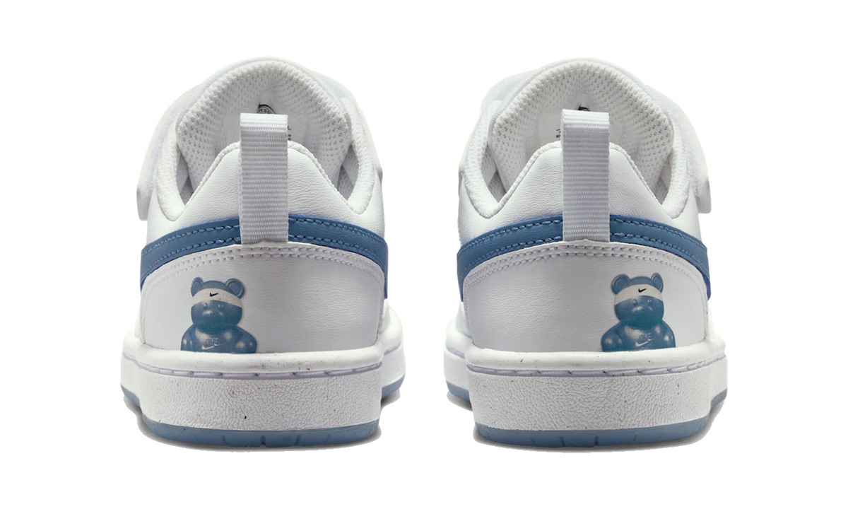 Nike Court Borough Low White Work Blue (PS)