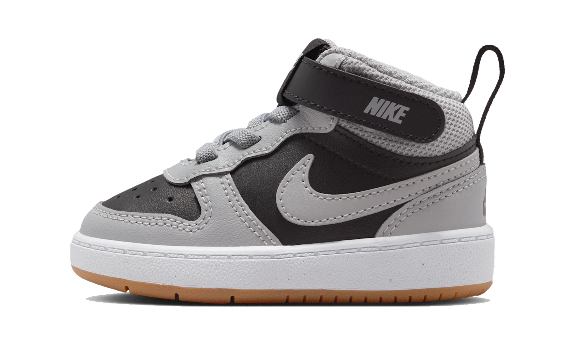Nike Court Borough Mid 2 Black Light Smoke Grey Gum (TD)