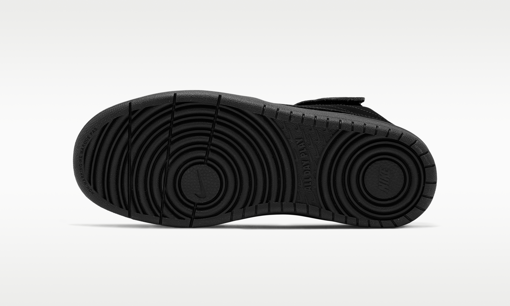 Nike Court Borough Mid 2 Triple Black