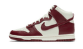 Nike Dunk High Sail Team Red