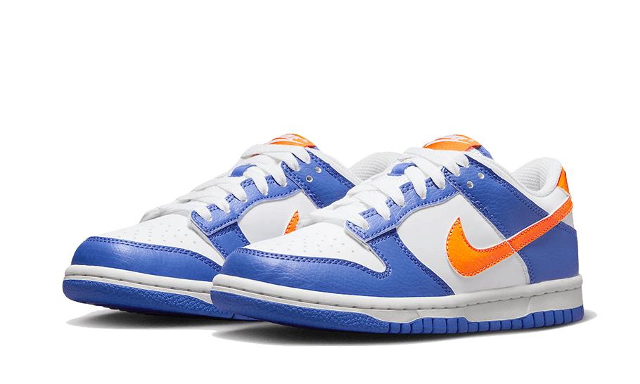 Nike Dunk Low Knicks, Blue Joy/Bright Mandarin/White/Sail/Black (FN7783-400)