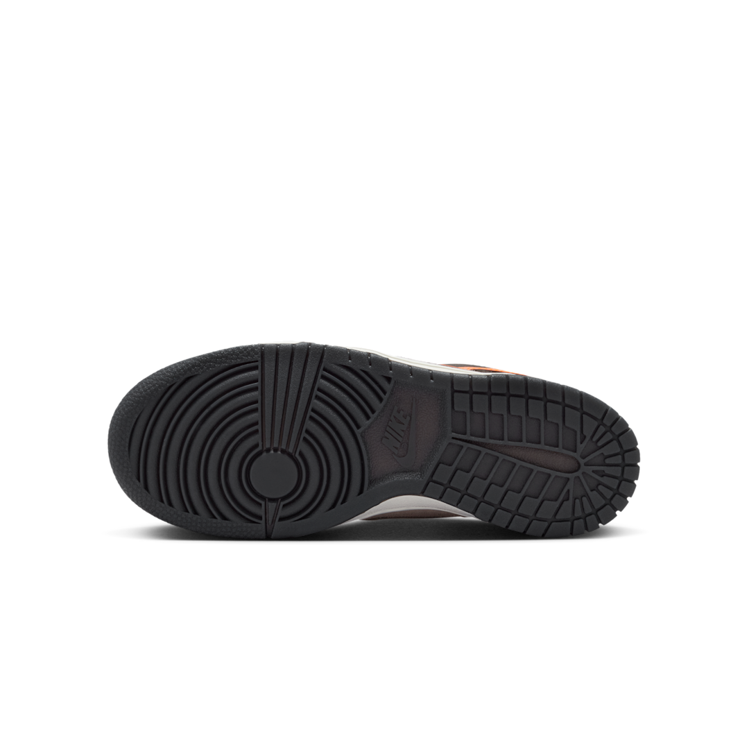 Nike Dunk Low Medium Grey Black Orange Peel