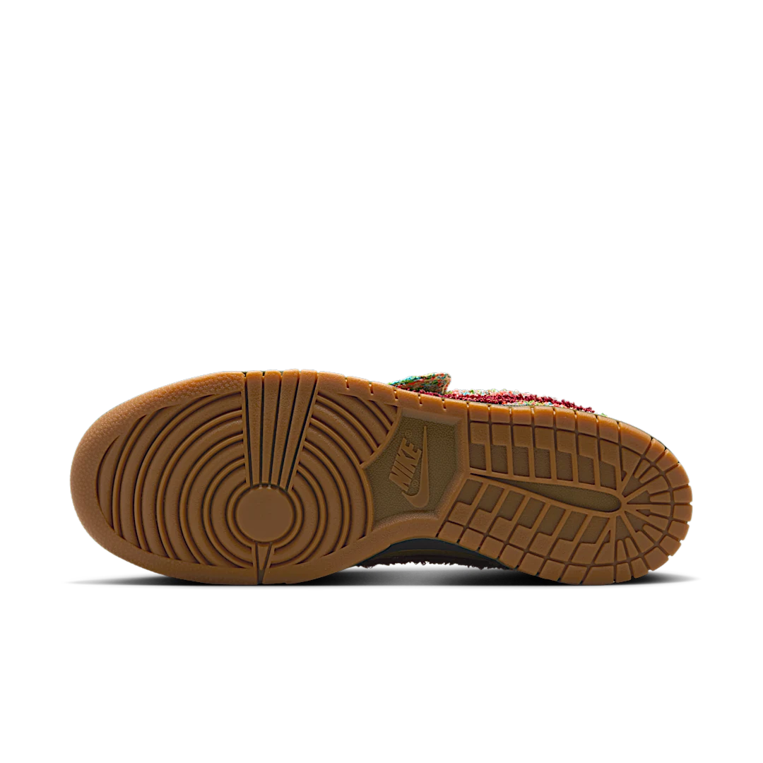 Nike Dunk Low Panda-Monium Green Curry Multi-Color, Green Curry/Luminous Green/Bright Mango/Burnt Red (IB2263-300)