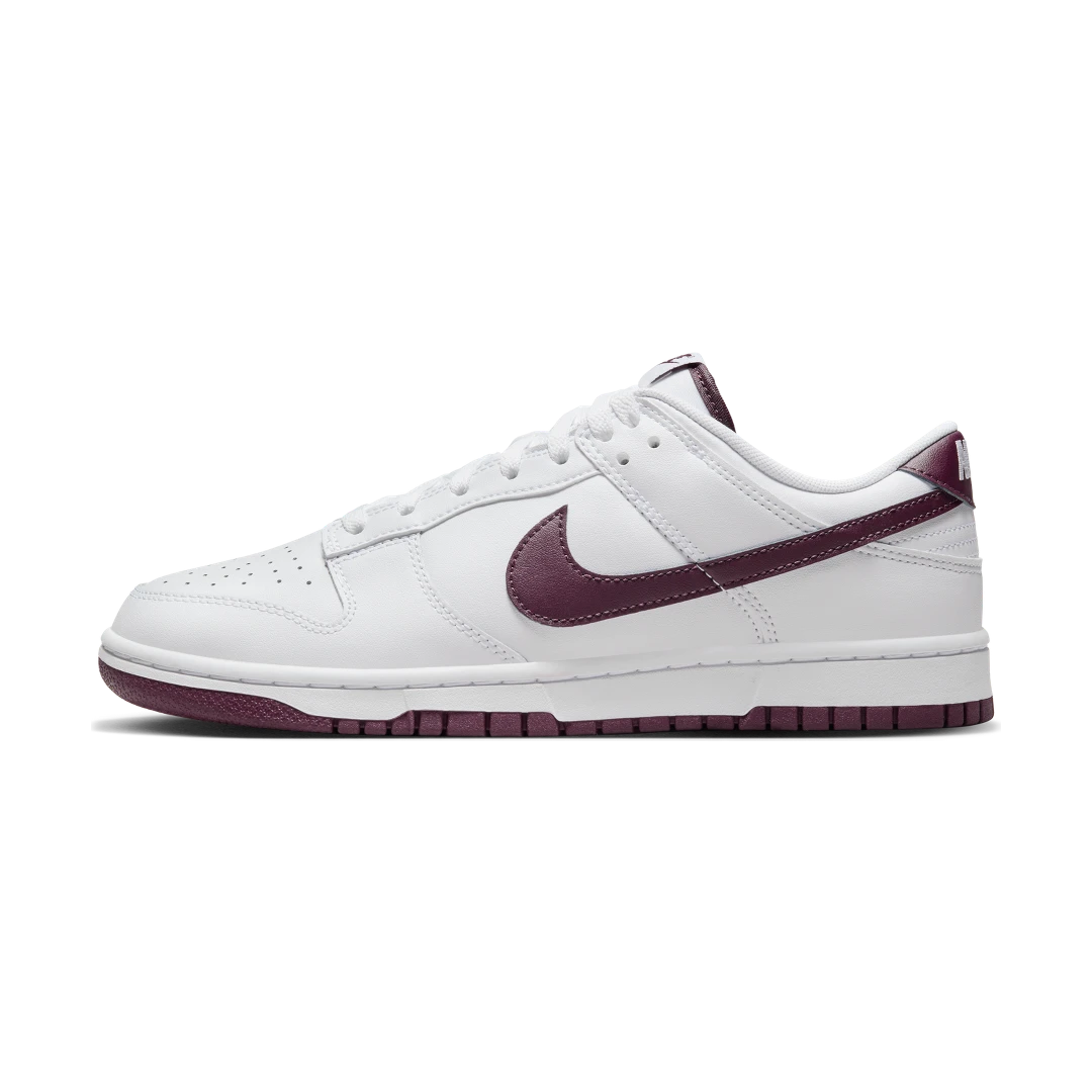 Nike Dunk Low Retro White Night Maroon, White/White/Night Maroon (DV0831-102)
