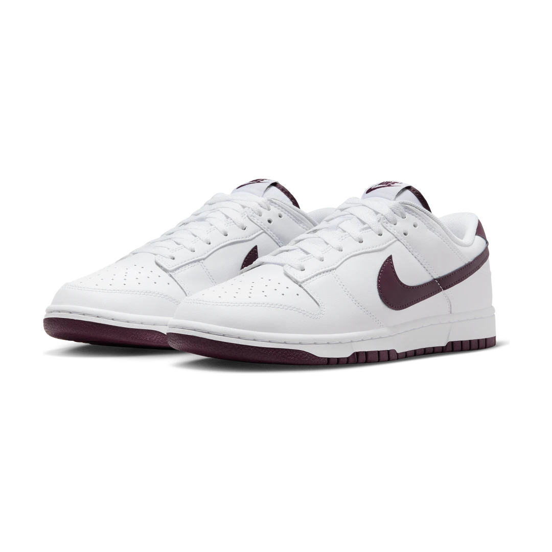 Nike Dunk Low Retro White Night Maroon, White/White/Night Maroon (DV0831-102)