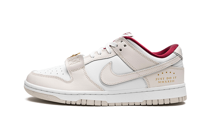 Nike Dunk Low SE Just Do It White Phantom, White/Team Red/Photon Dust/Phantom (DV1160-100)