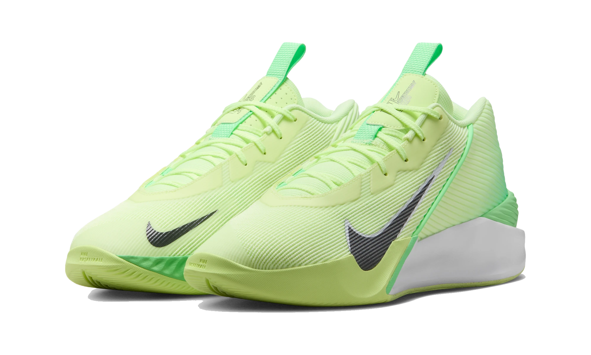 Nike GT Jump Academy Barely Volt Illusion Green White Iron Grey