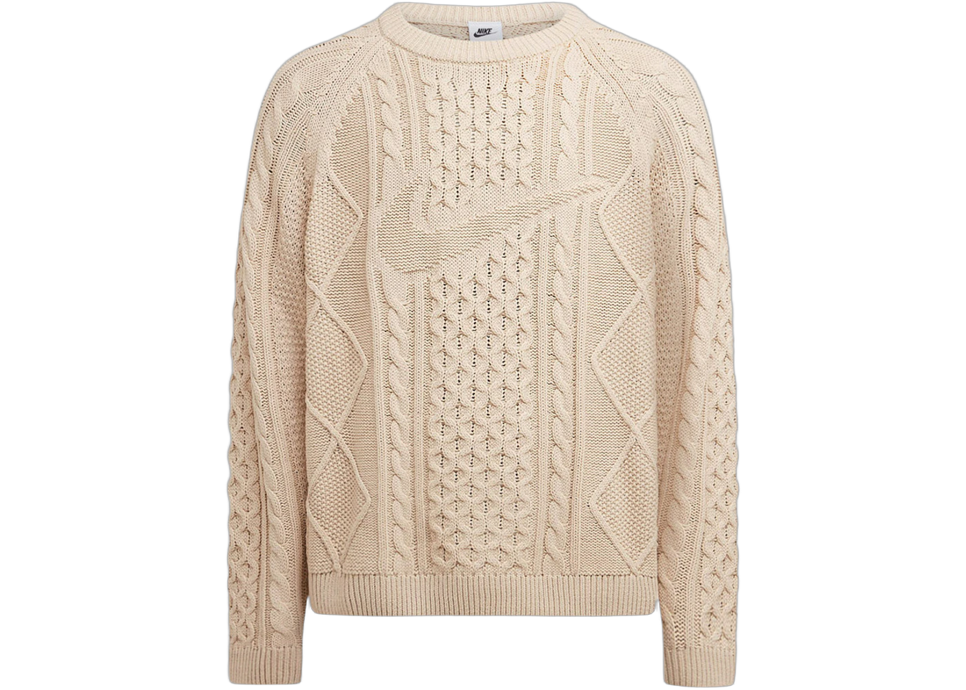 Nike Life Cable Knit Sweater Rattan