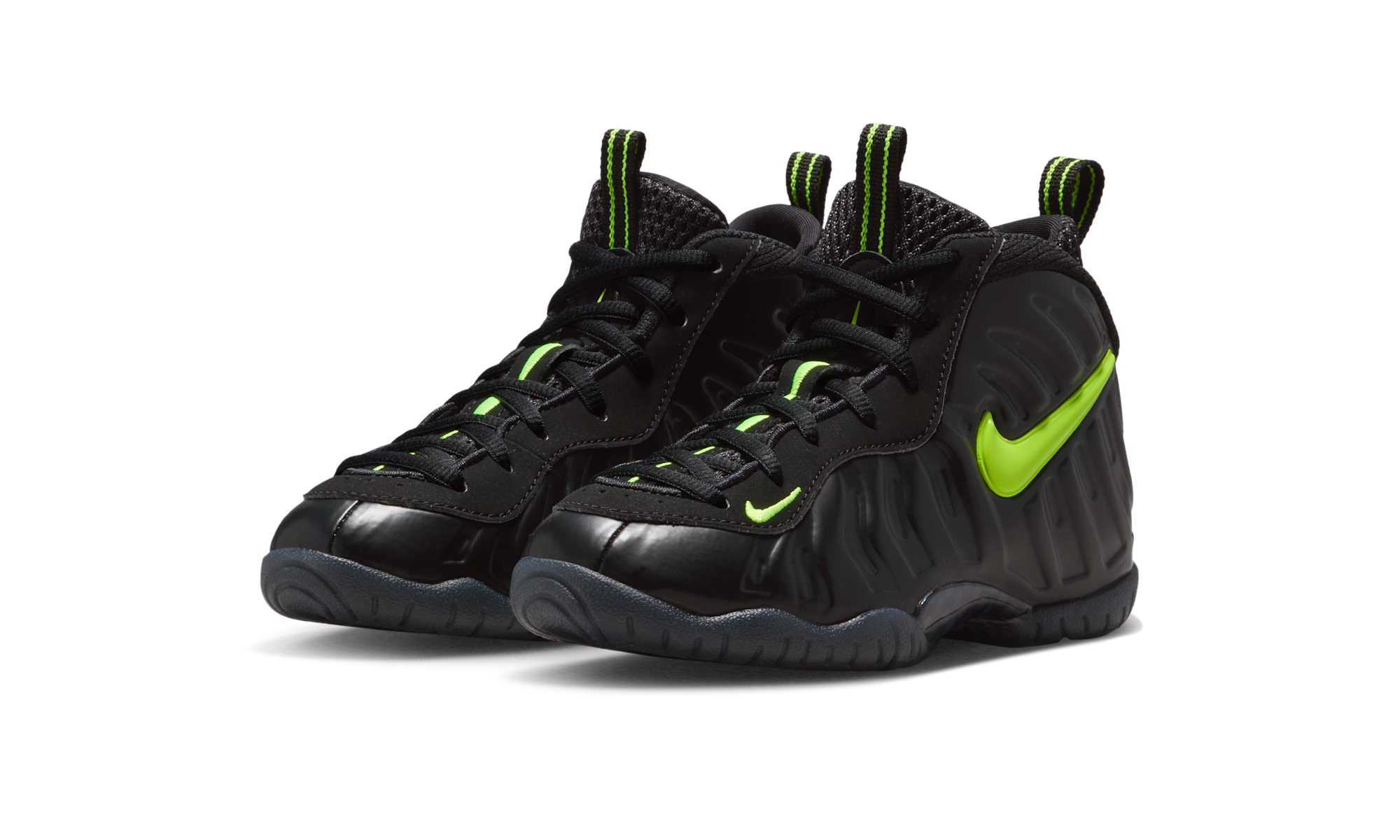 Nike Little Posite Pro Black Voltage Yellow