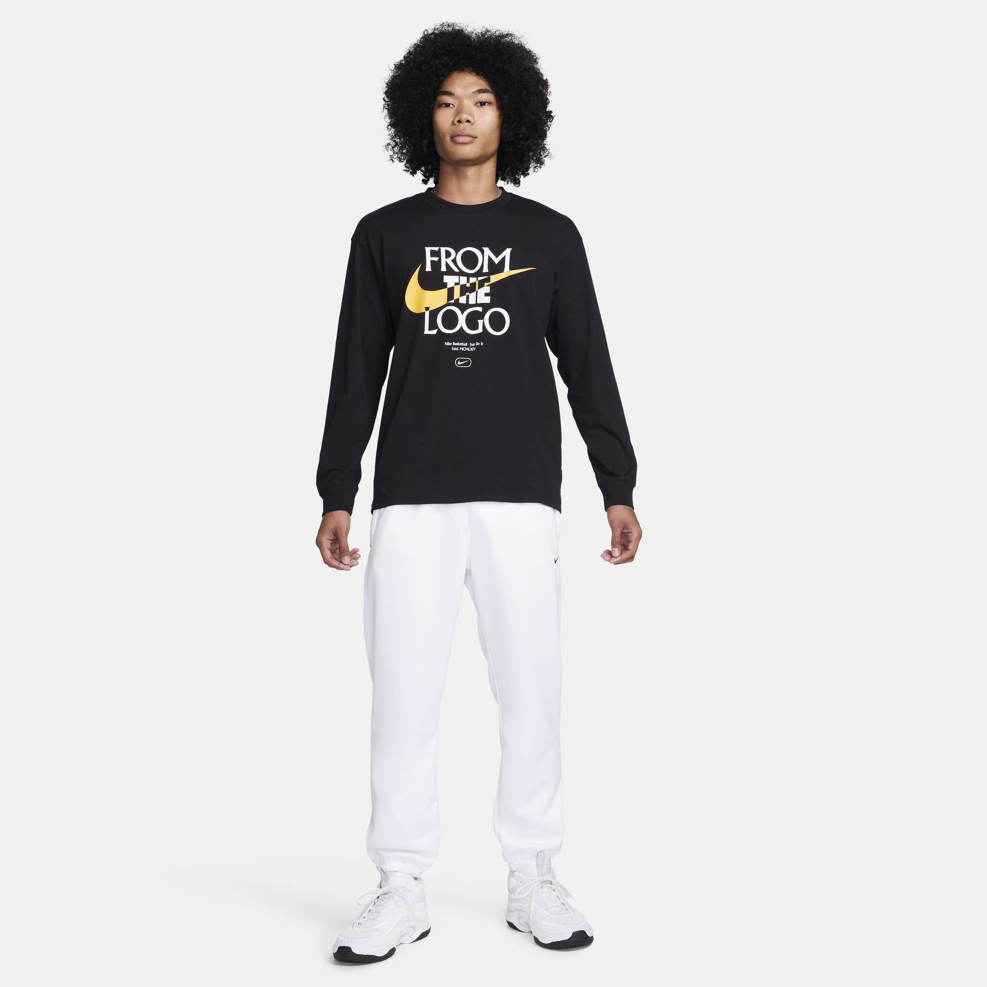 Nike Max90 Long-Sleeve Basketball T-Shirt Black