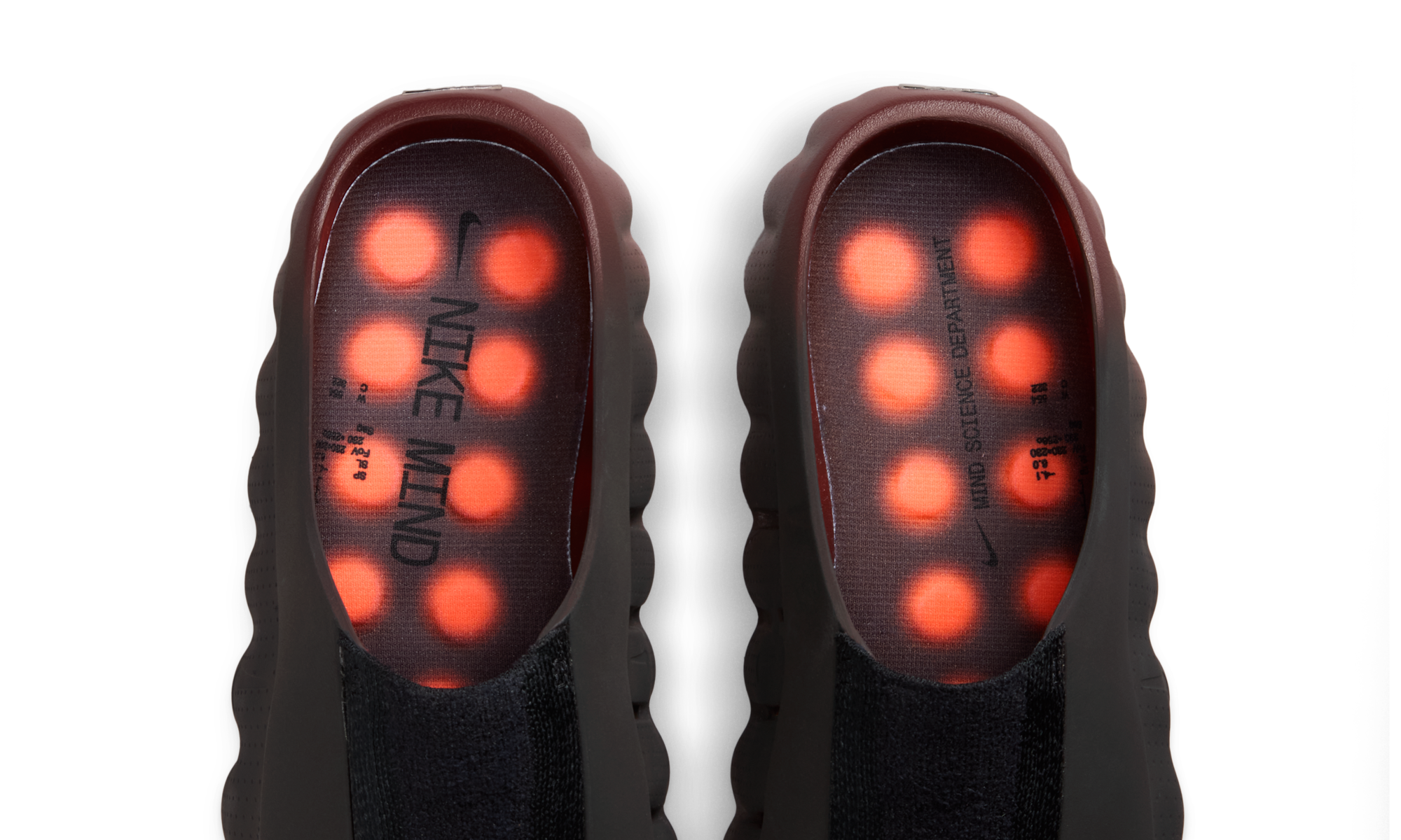 Nike Mind 001 Flyknit Slide Bronze Eclipse Total Orange