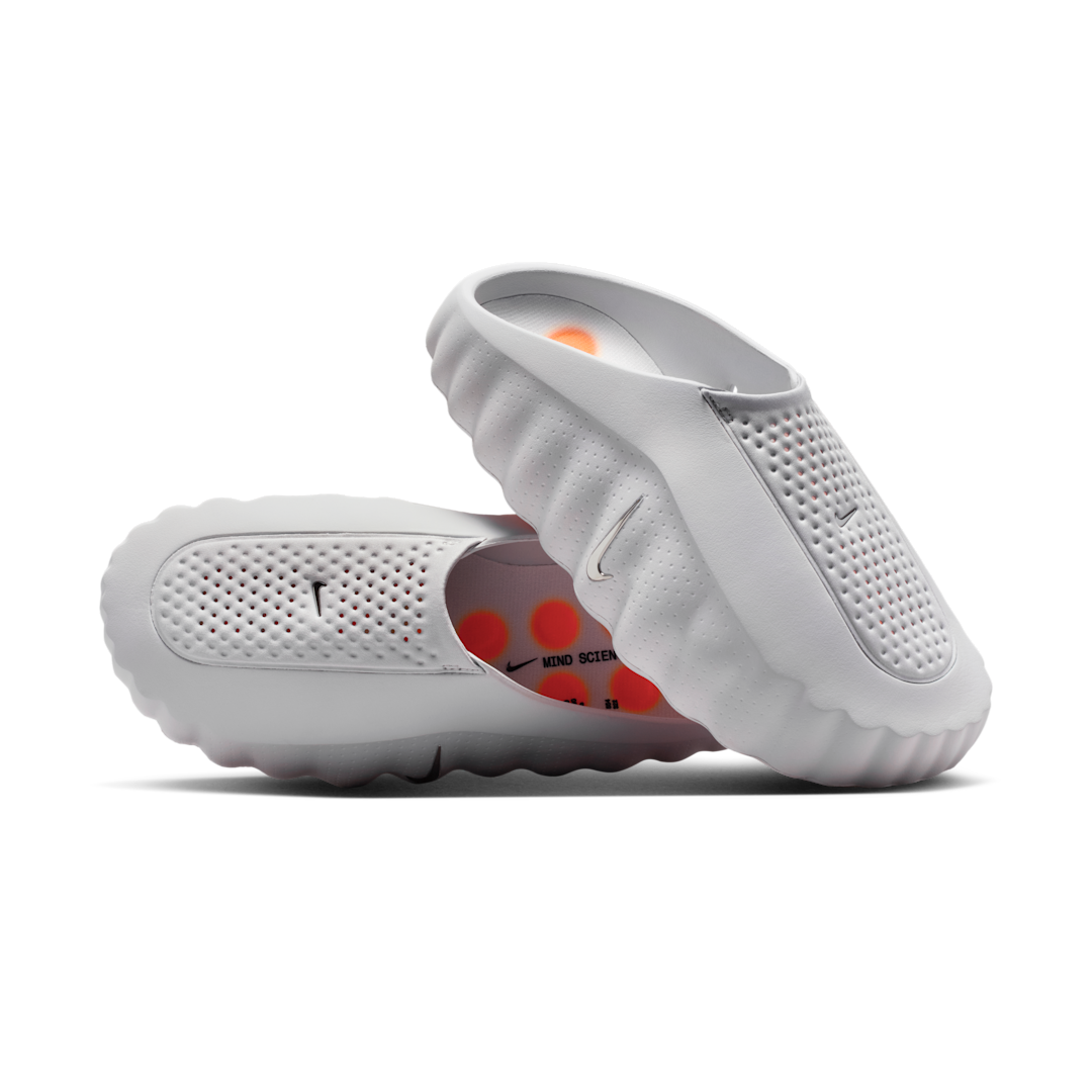 Nike Mind 001 Slide Light Smoke Grey, Light Smoke Grey/Chrome/Hyper Crimson/Photon Dust/Black (HQ4307-003 / HQ4309-003)