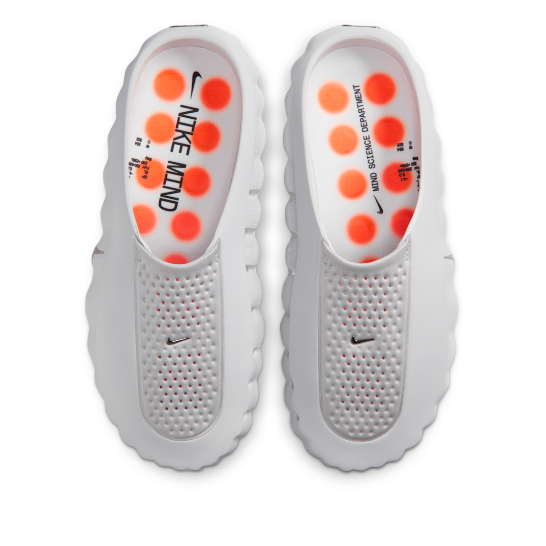 Nike Mind 001 Slide Light Smoke Grey, Light Smoke Grey/Chrome/Hyper Crimson/Photon Dust/Black (HQ4307-003 / HQ4309-003)