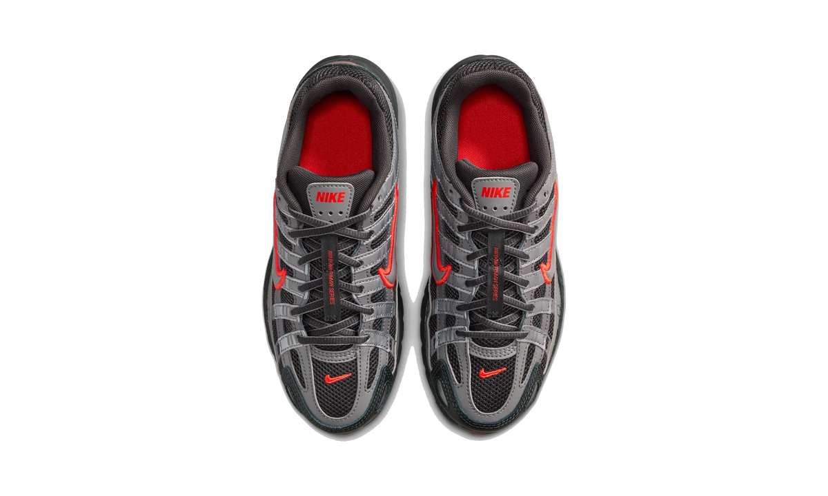 Nike P-6000 Anthracite Picante Red Metallic Cool Grey