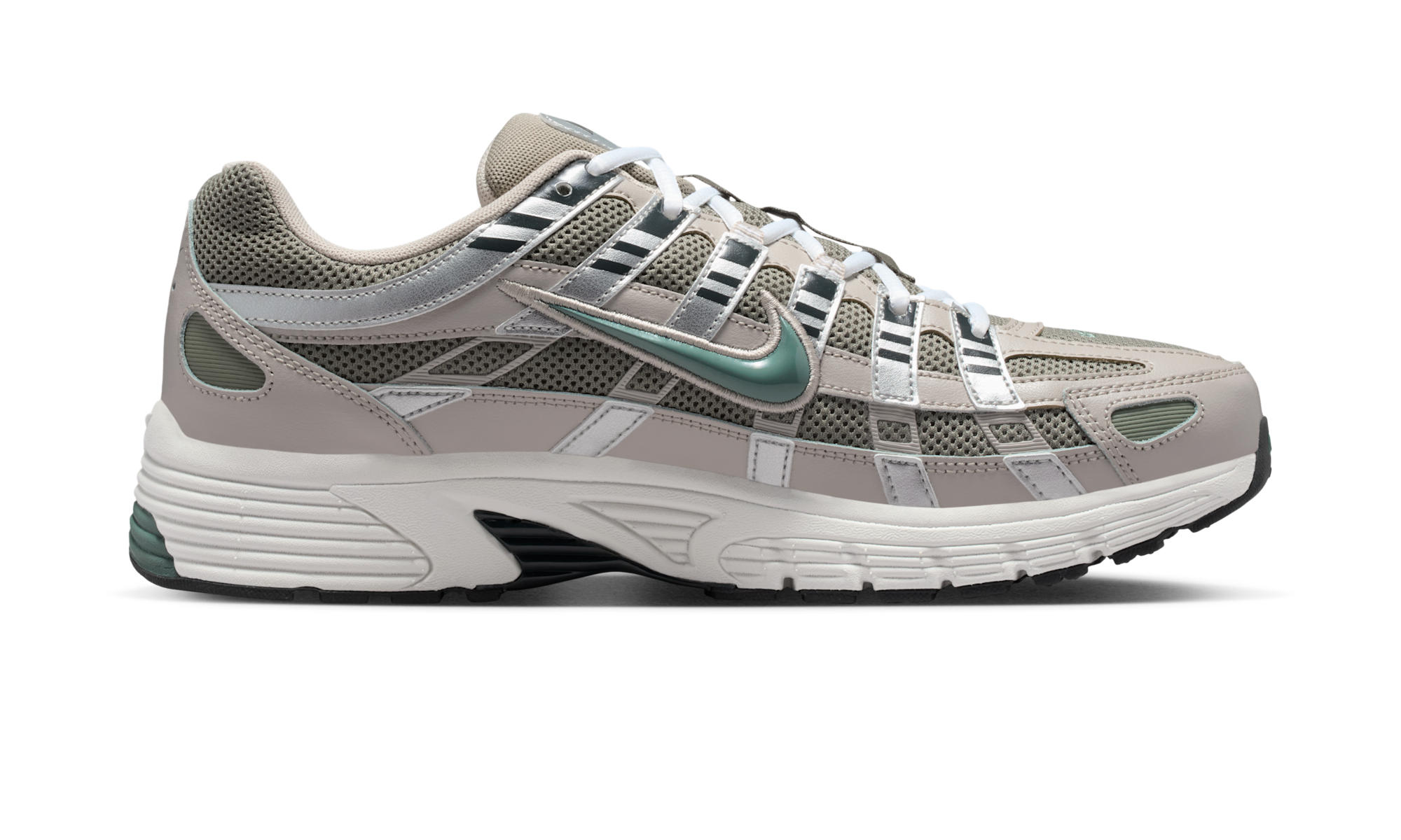 Nike P-6000 Cream Silver Clay Green