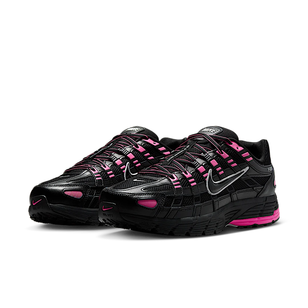 Nike P-6000 Pink Blast Metallic Silver Black, Pink Blast/Metallic Silver/Black (CD6404-600)