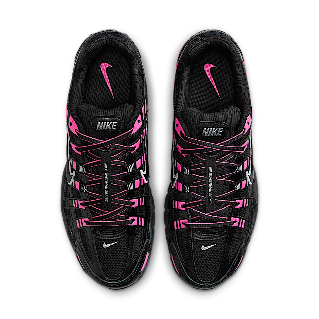 Nike P-6000 Pink Blast Metallic Silver Black, Pink Blast/Metallic Silver/Black (CD6404-600)