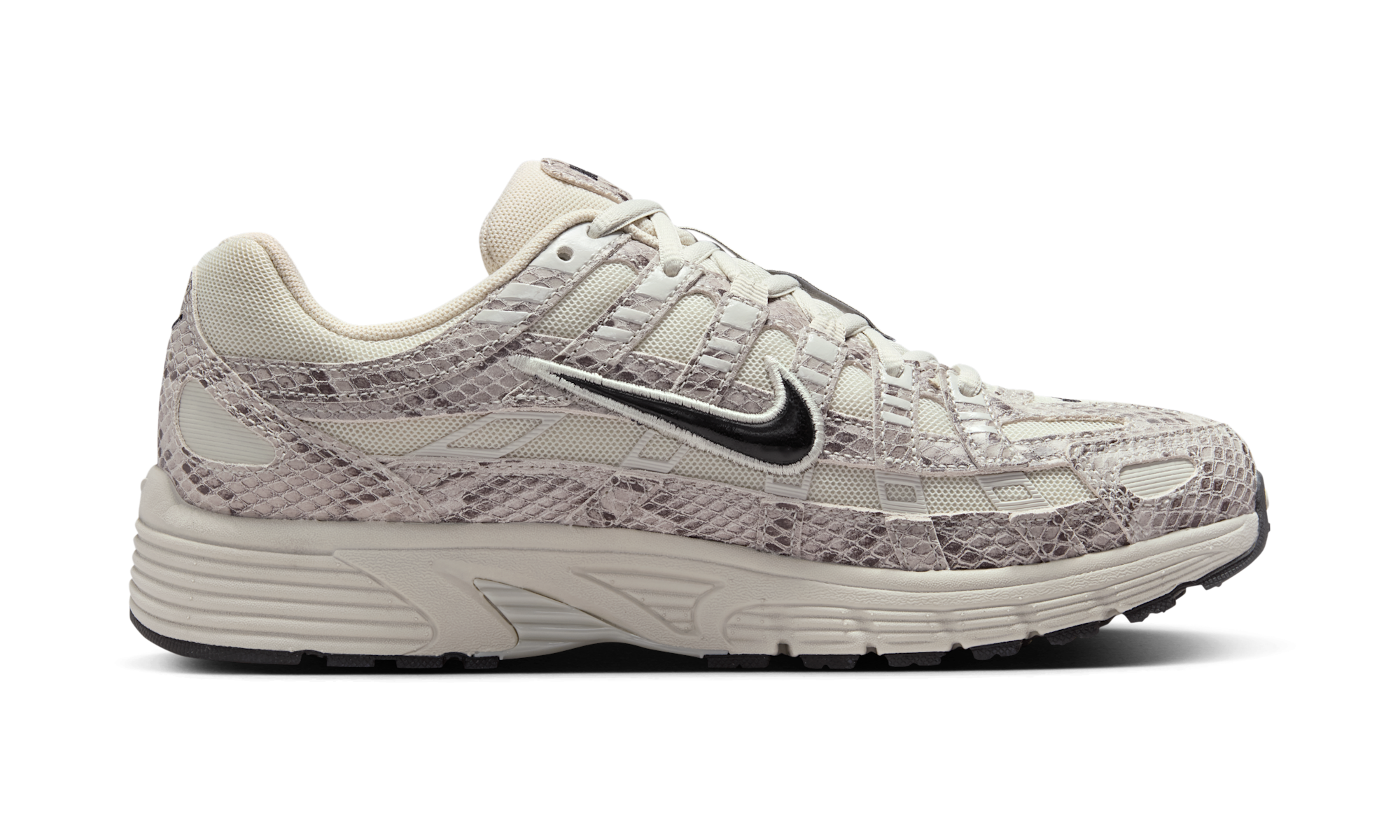 Nike P-6000 SE Snakeskin Light Bone Black