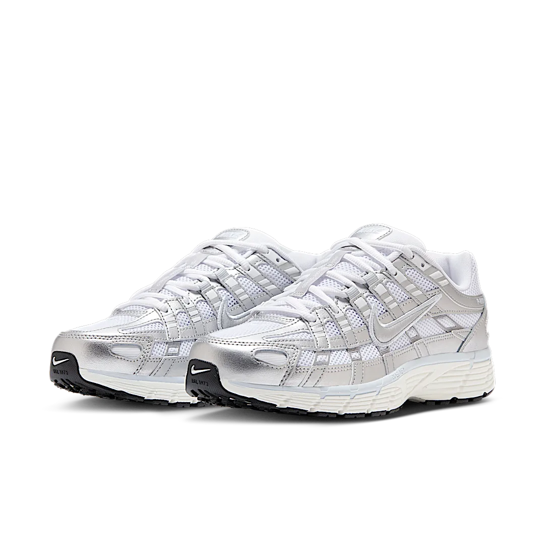 Nike P-6000 White Blue Tint Sail Metallic Silver, White/Blue Tint/Sail/Metallic Silver (BV1021-106)