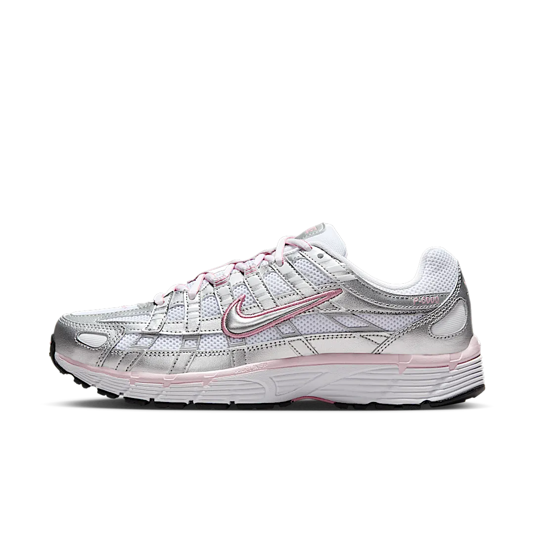 Nike P-6000 White Elemental Pink, White/Elemental Pink/Black/Metallic Silver (BV1021-108)