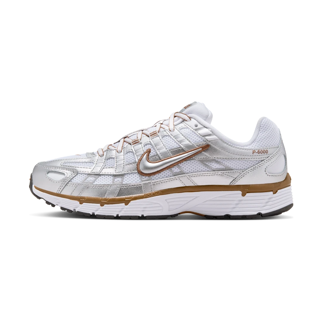 Nike P-6000 White Light British Tan, White/Light British Tan/Sail/Metallic Silver (BV1021-109)