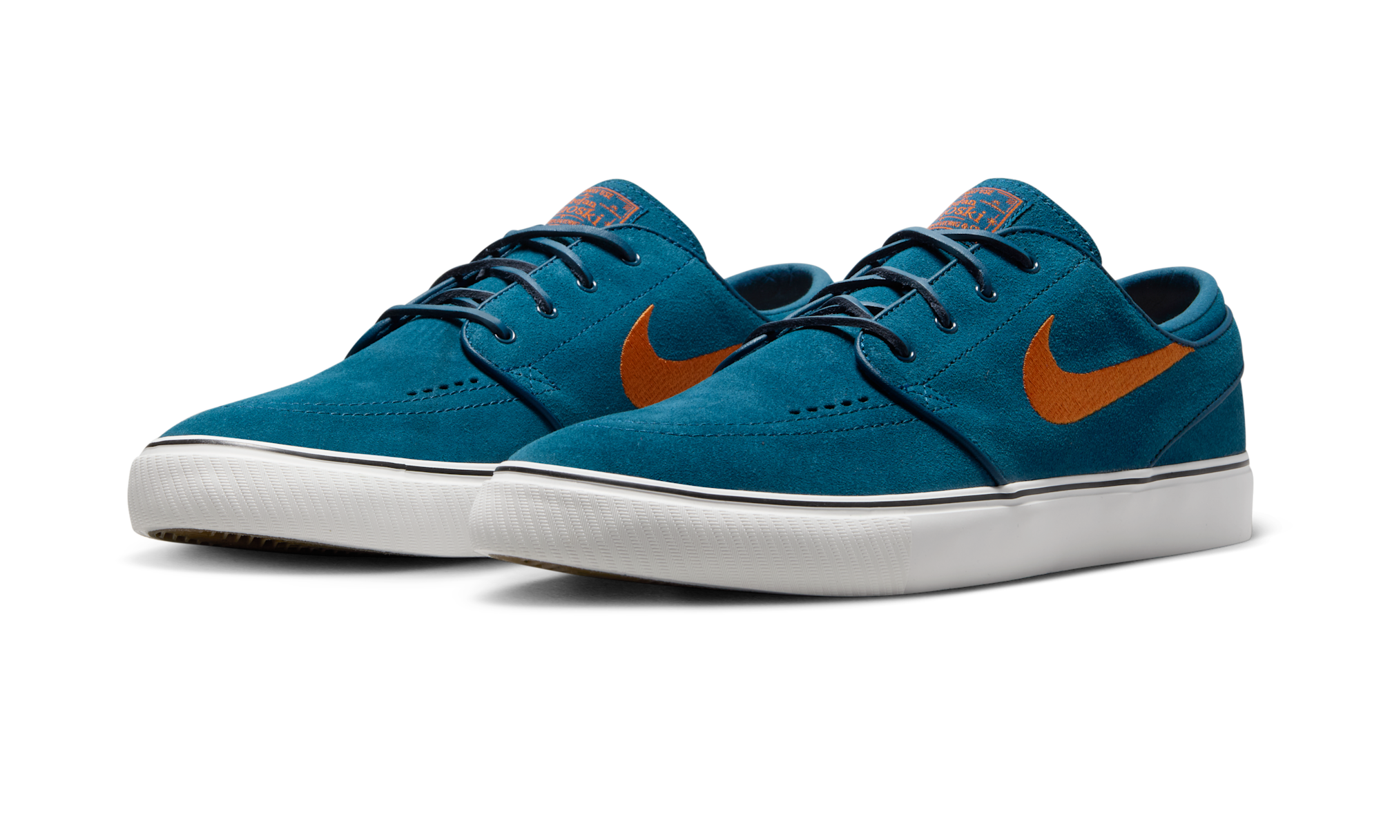 Nike SB Zoom Janoski OG+ Blue Force Campfire Orange