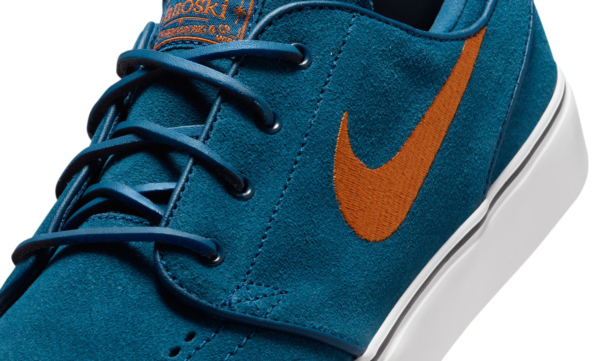Nike SB Zoom Janoski OG+ Blue Force Campfire Orange